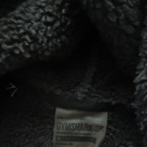 Gymshark Black Fuzzy Crop Jacket - Picture 5 of 5